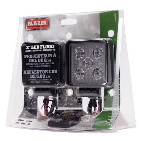 Blazer International Blazer Clear Square Utility LED Work Light CWL507TW